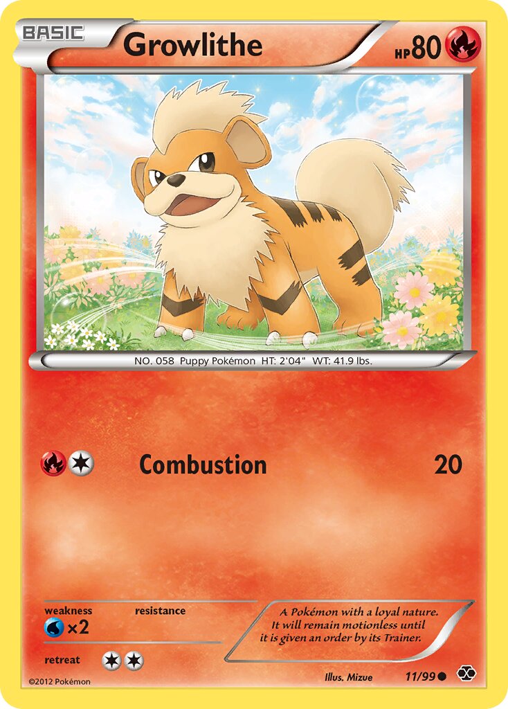 Growlithe 011/103 — Next Destinies (English Pokémon TCG card)
