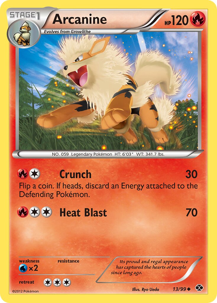 Arcanine 013/103 — Next Destinies (English Pokémon TCG card)