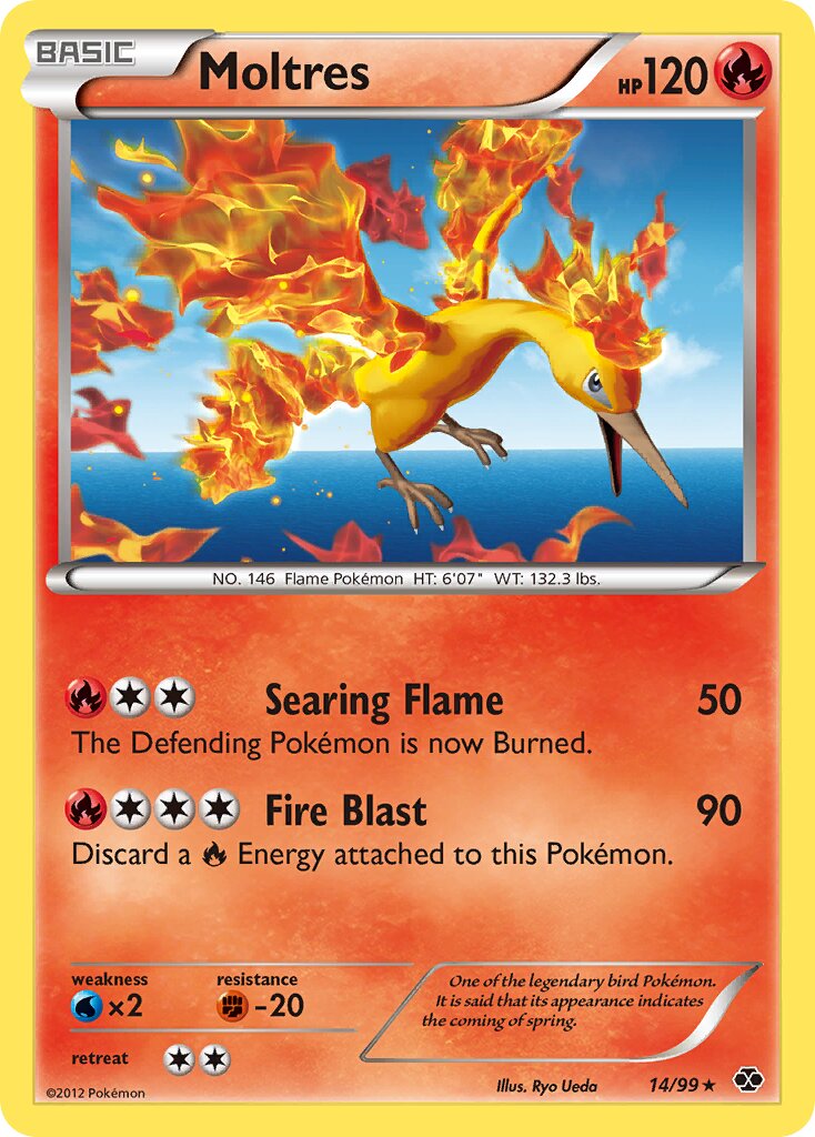 Moltres 014/103 — Next Destinies (English Pokémon TCG card)