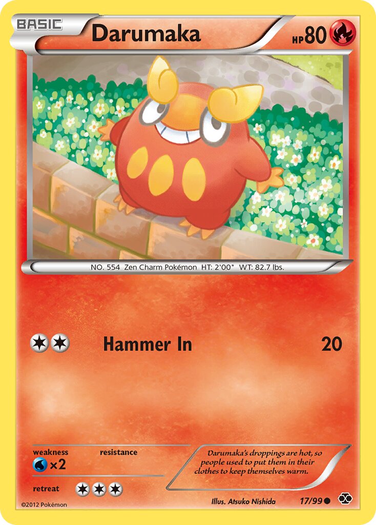 Darumaka 017/103 — Next Destinies (English Pokémon TCG card)