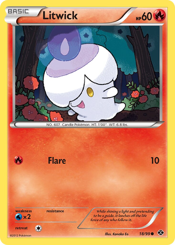 Litwick 018/103 — Next Destinies (English Pokémon TCG card)