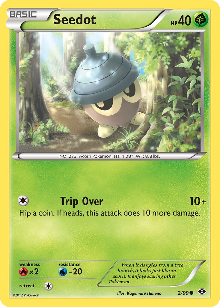 Seedot 002/103 — Next Destinies (English Pokémon TCG card)