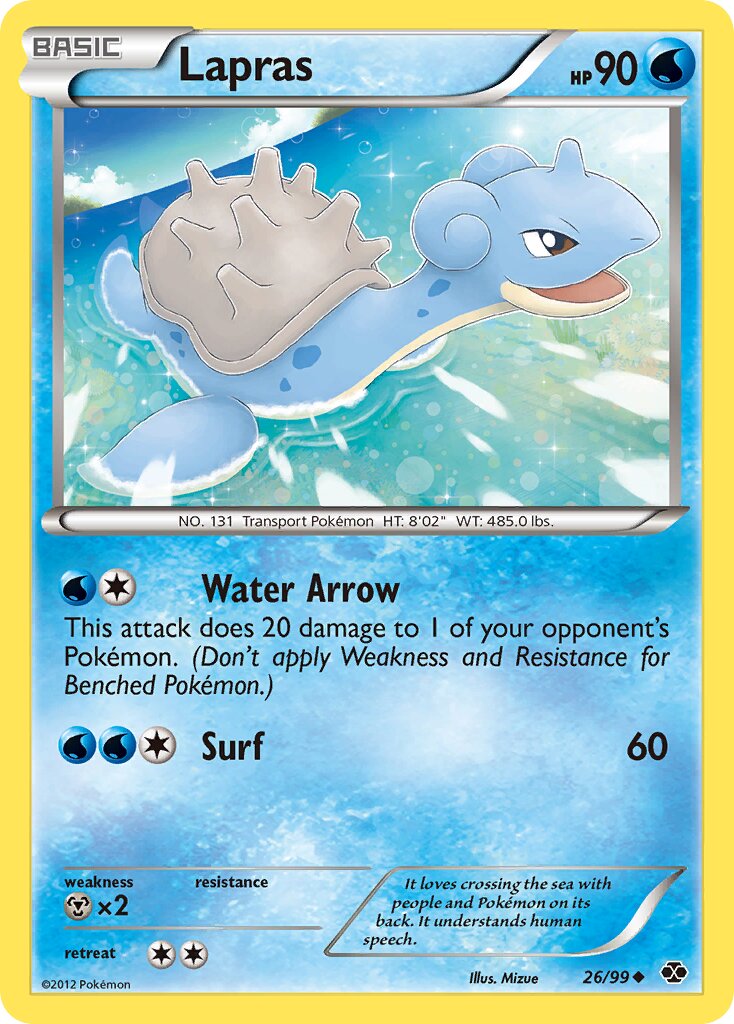 Lapras 026/103 — Next Destinies (English Pokémon TCG card)