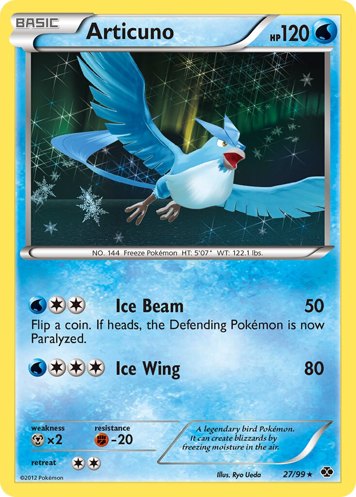 Articuno 027/103 — Next Destinies (English Pokémon TCG card)