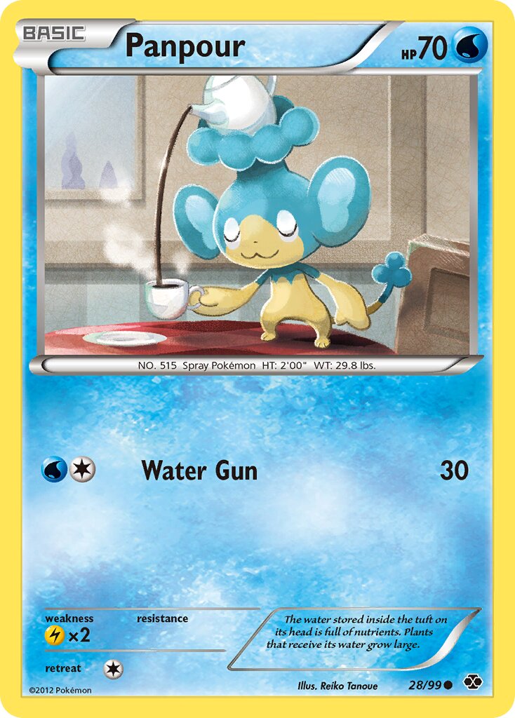 Panpour 028/103 — Next Destinies (English Pokémon TCG card)