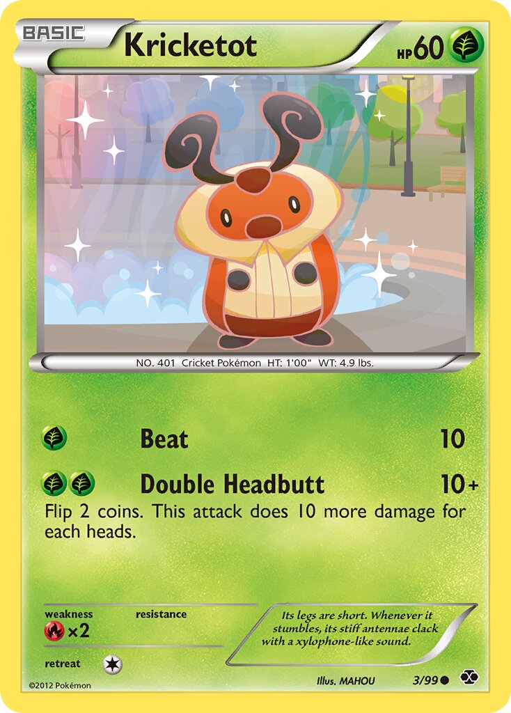 Kricketot 003/103 — Next Destinies (English Pokémon TCG card)