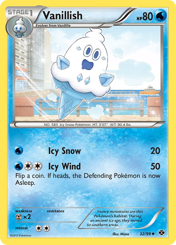 Vanillish 032/103 — Next Destinies (English Pokémon TCG card)