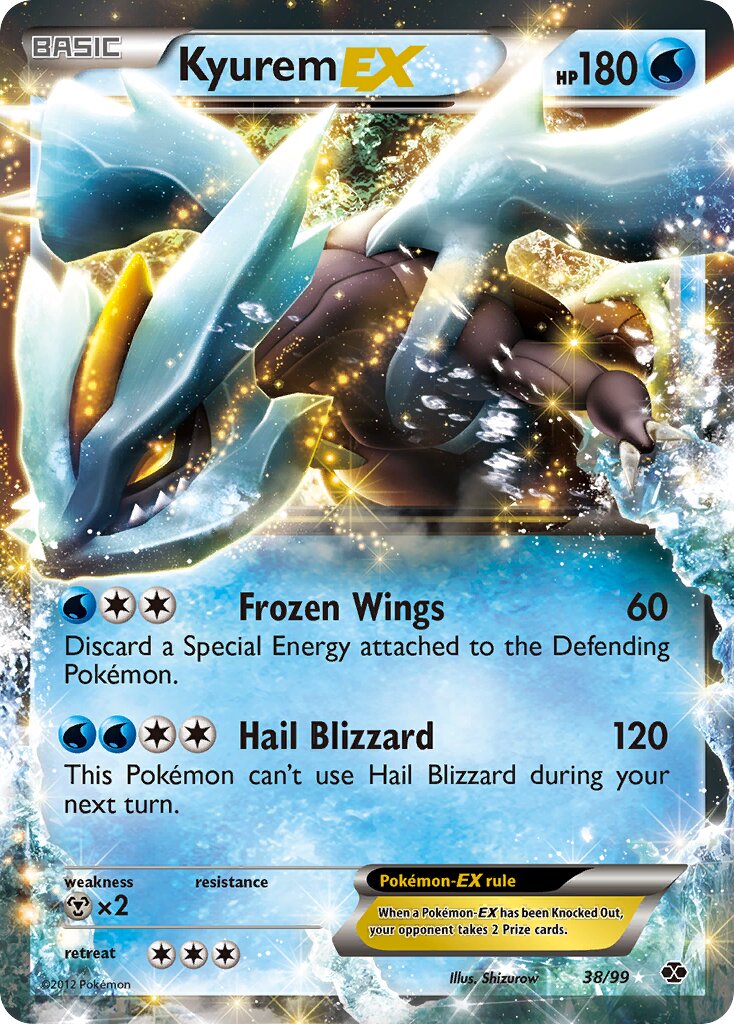 Kyurem-EX 038/103 — Next Destinies (English Pokémon TCG card)