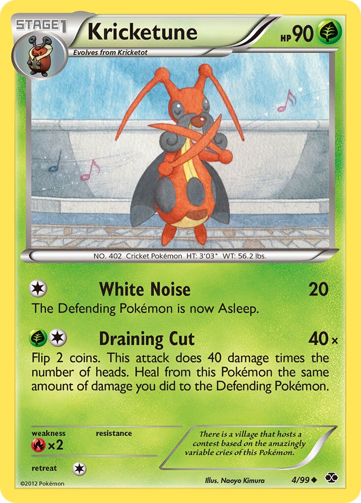 Kricketune 004/103 — Next Destinies (English Pokémon TCG card)
