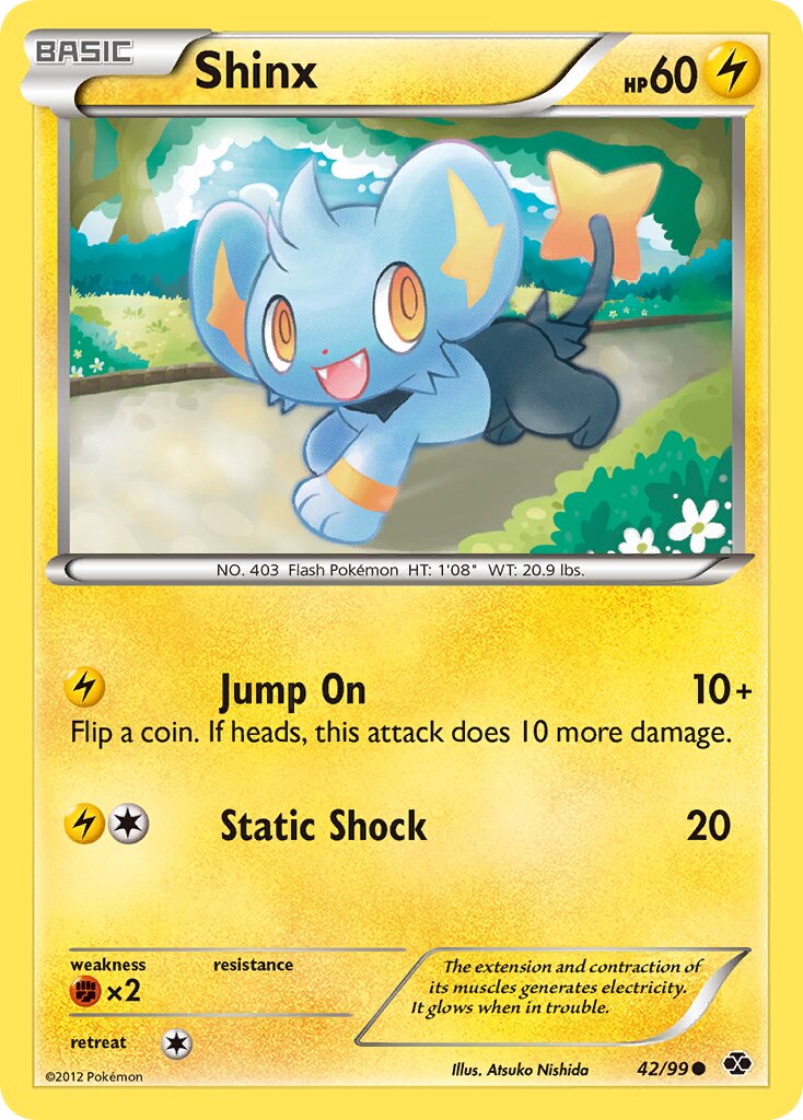Shinx 042/103 — Next Destinies (English Pokémon TCG card)