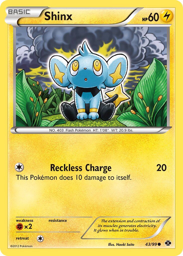 Shinx 043/103 — Next Destinies (English Pokémon TCG card)