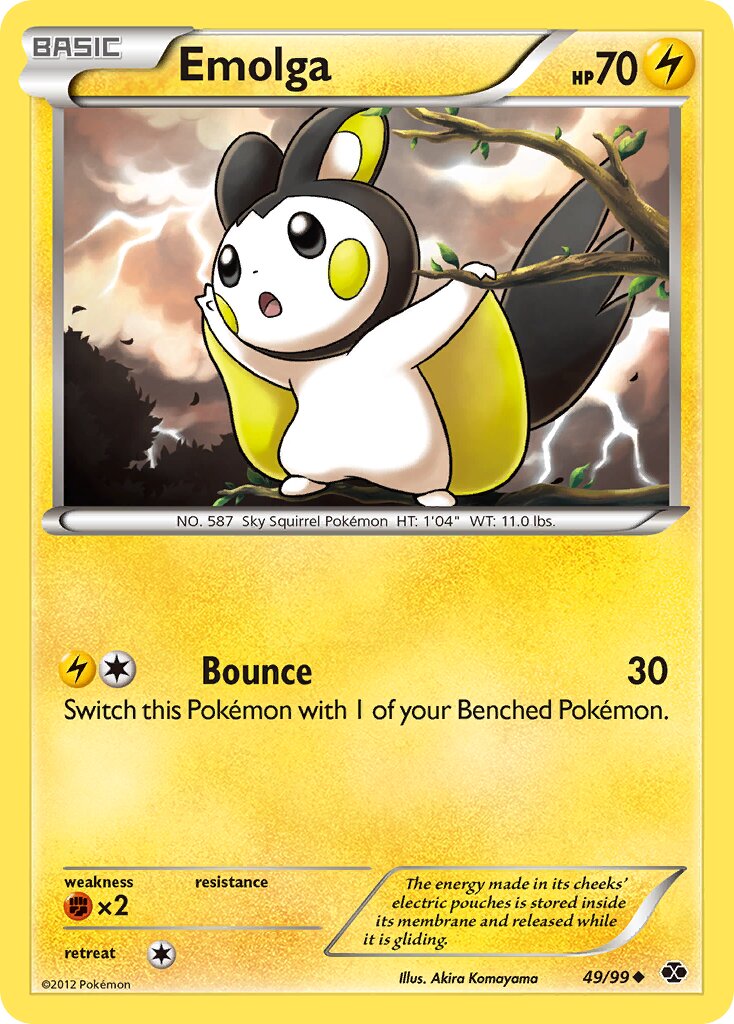 Emolga 049/103 — Next Destinies (English Pokémon TCG card)