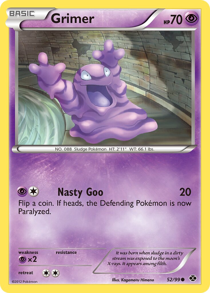 Grimer 052/103 — Next Destinies (English Pokémon TCG card)