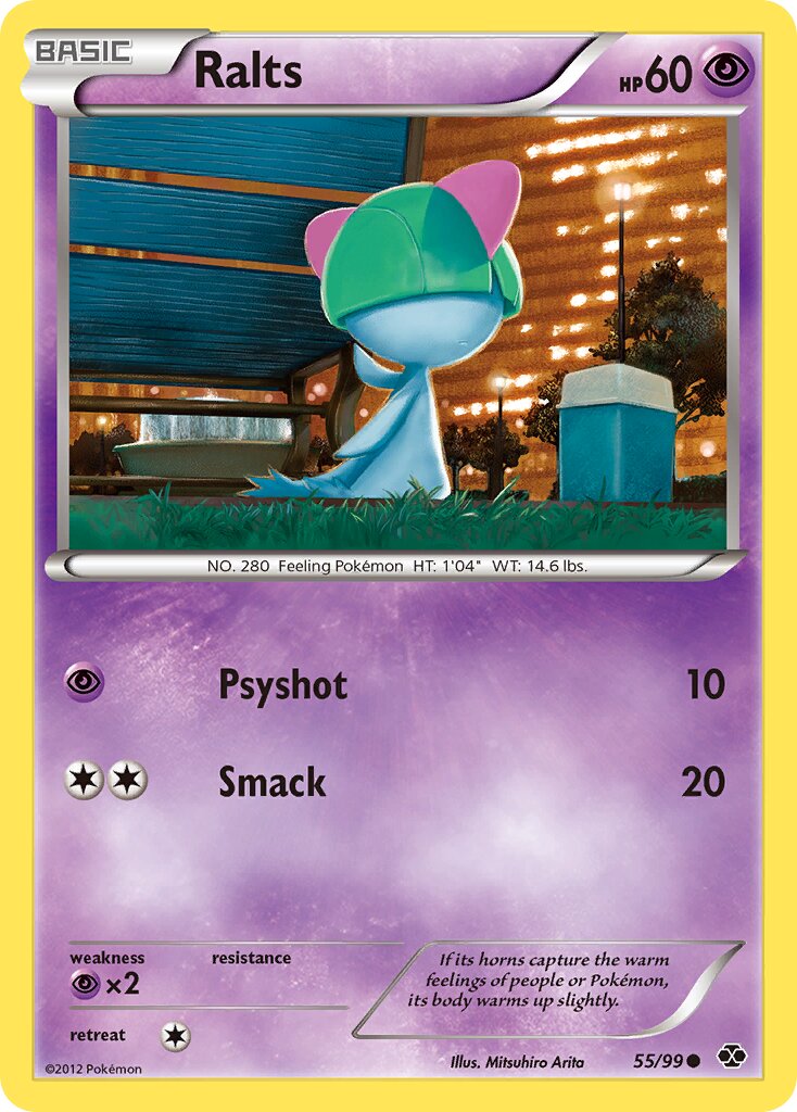 Ralts 055/103 — Next Destinies (English Pokémon TCG card)