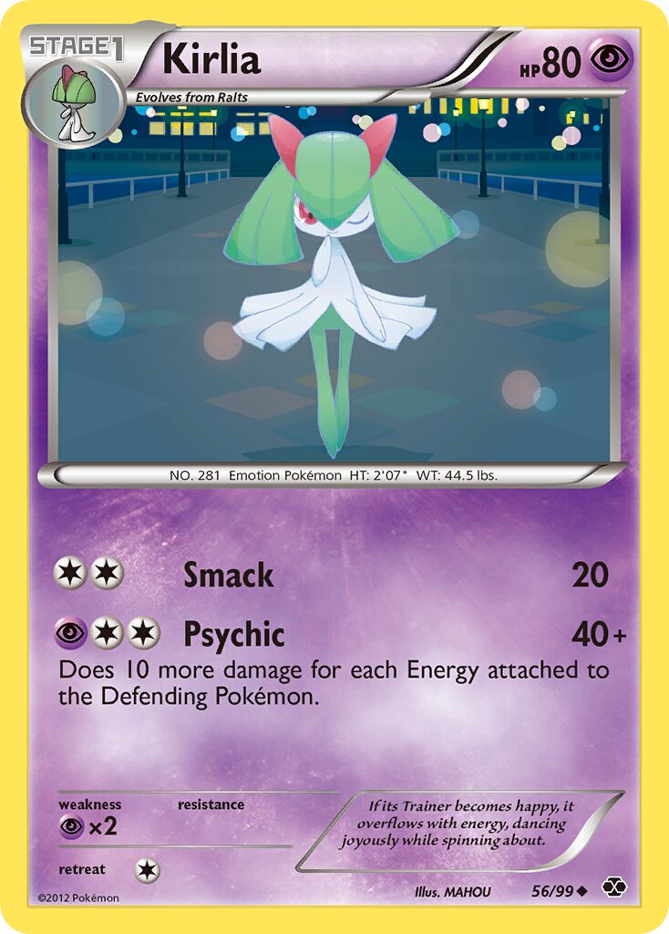 Kirlia 056/103 — Next Destinies (English Pokémon TCG card)