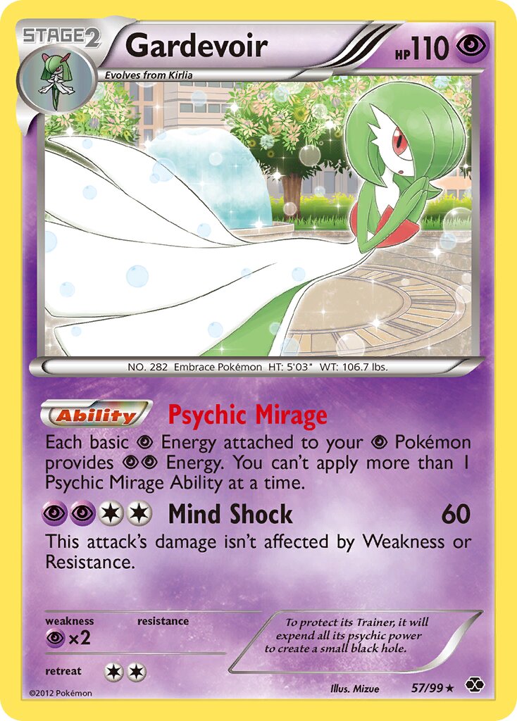 Gardevoir 057/103 — Next Destinies (English Pokémon TCG card)