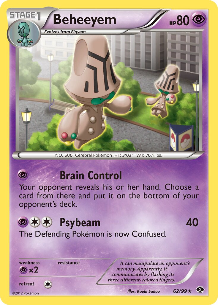 Beheeyem 062/103 — Next Destinies (English Pokémon TCG card)