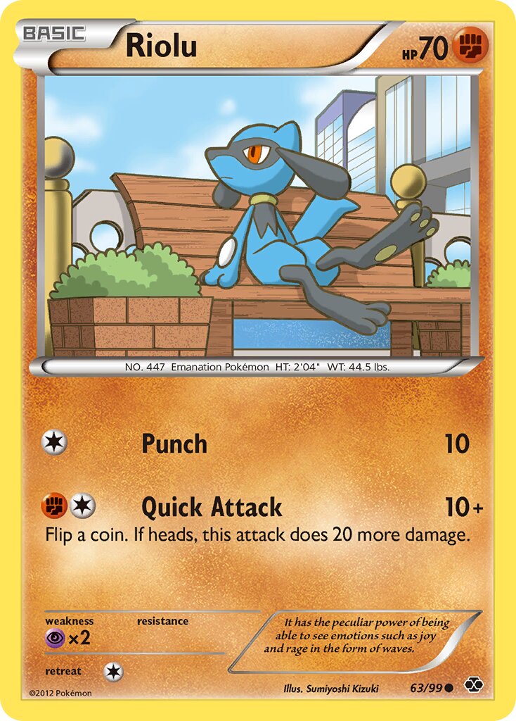 Riolu 063/103 — Next Destinies (English Pokémon TCG card)