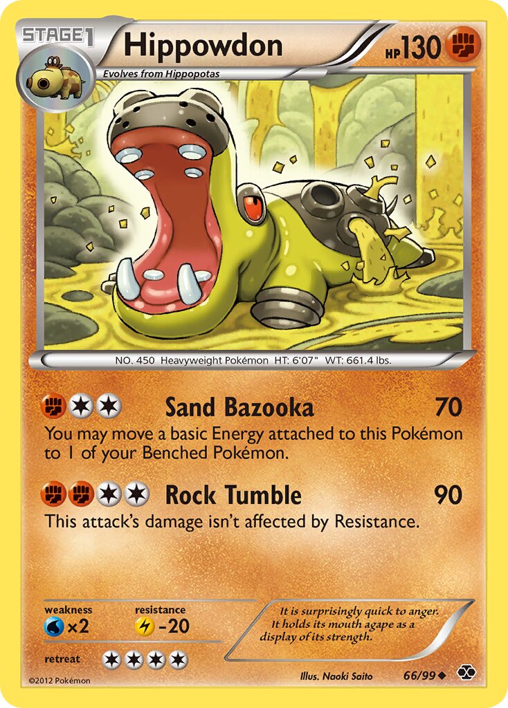 Hippowdon 066/103 — Next Destinies (English Pokémon TCG card)
