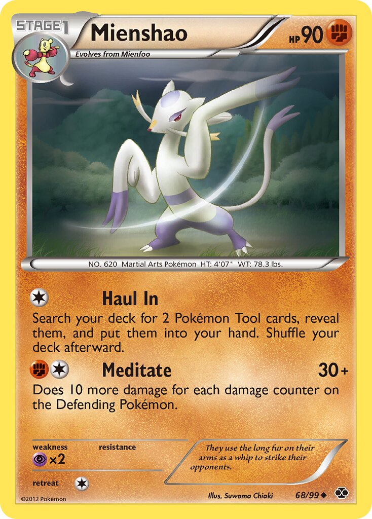Mienshao 068/103 — Next Destinies (English Pokémon TCG card)