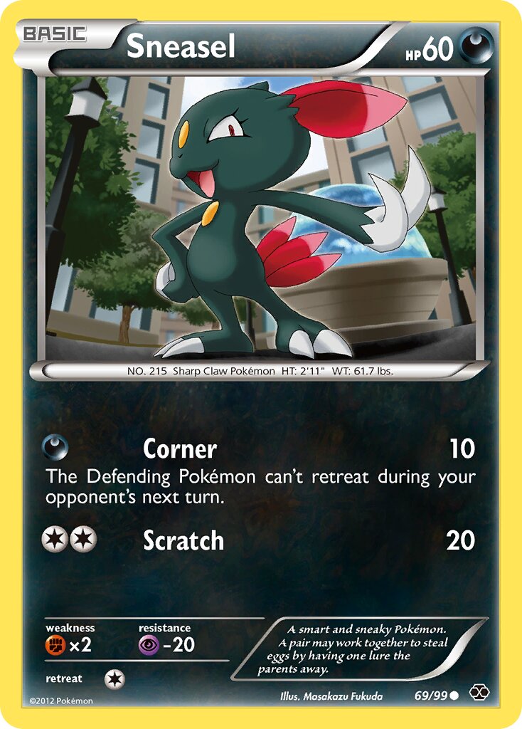 Sneasel 069/103 — Next Destinies (English Pokémon TCG card)