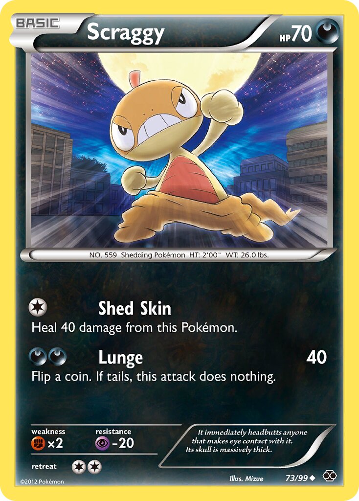 Scraggy 073/103 — Next Destinies (English Pokémon TCG card)