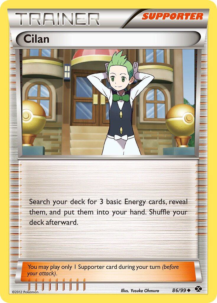 Cilan 086/103 — Next Destinies (English Pokémon TCG card)