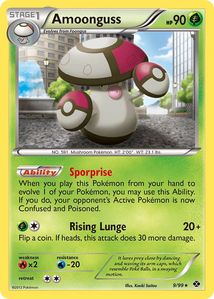 Amoonguss 009/103 — Next Destinies (English Pokémon TCG card)