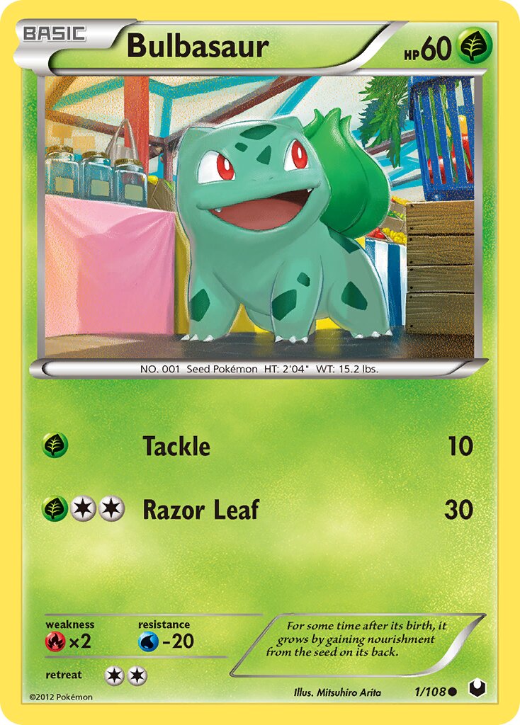 Bulbasaur 001/111 — Dark Explorers (English Pokémon TCG card)