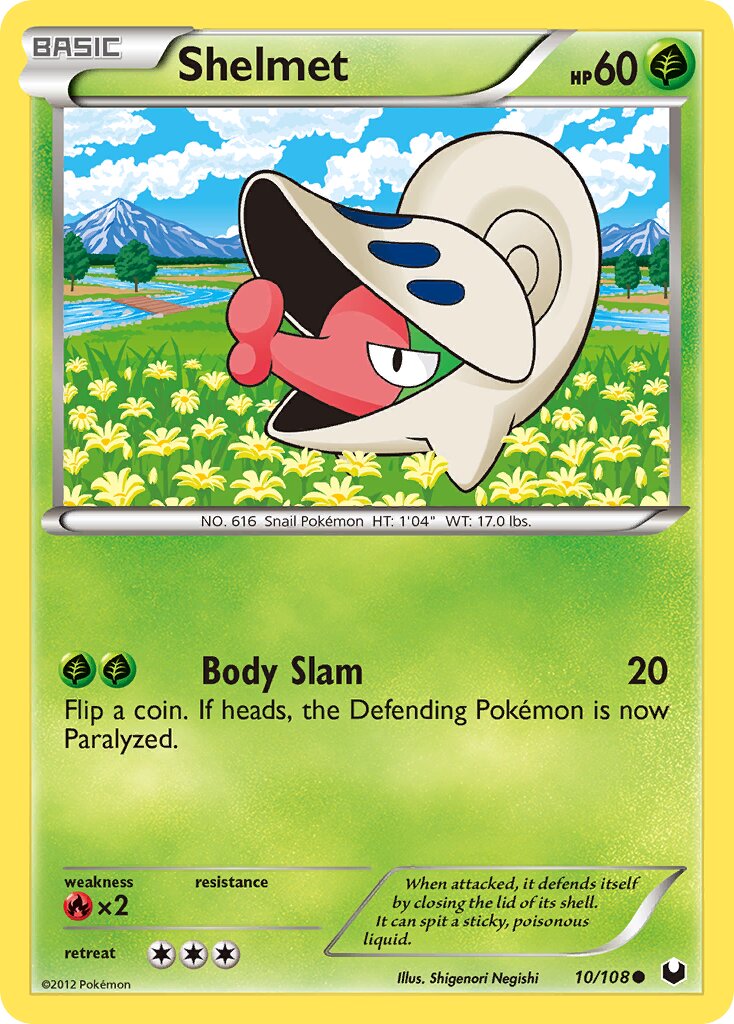 Shelmet 010/111 — Dark Explorers (English Pokémon TCG card)