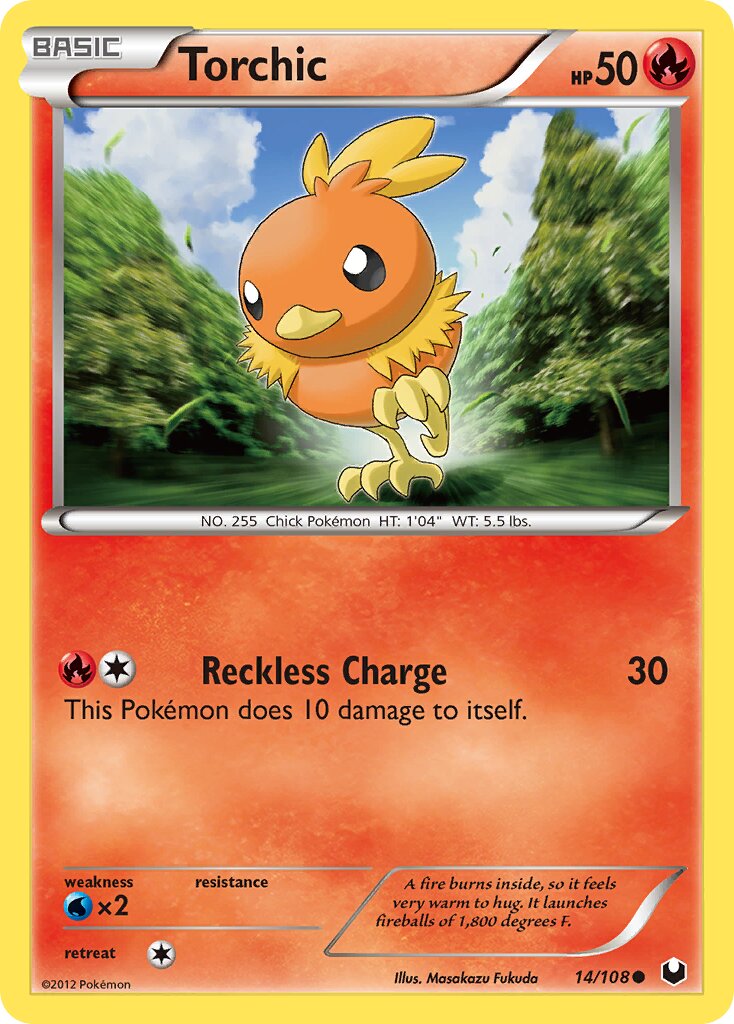 Torchic 014/111 — Dark Explorers (English Pokémon TCG card)