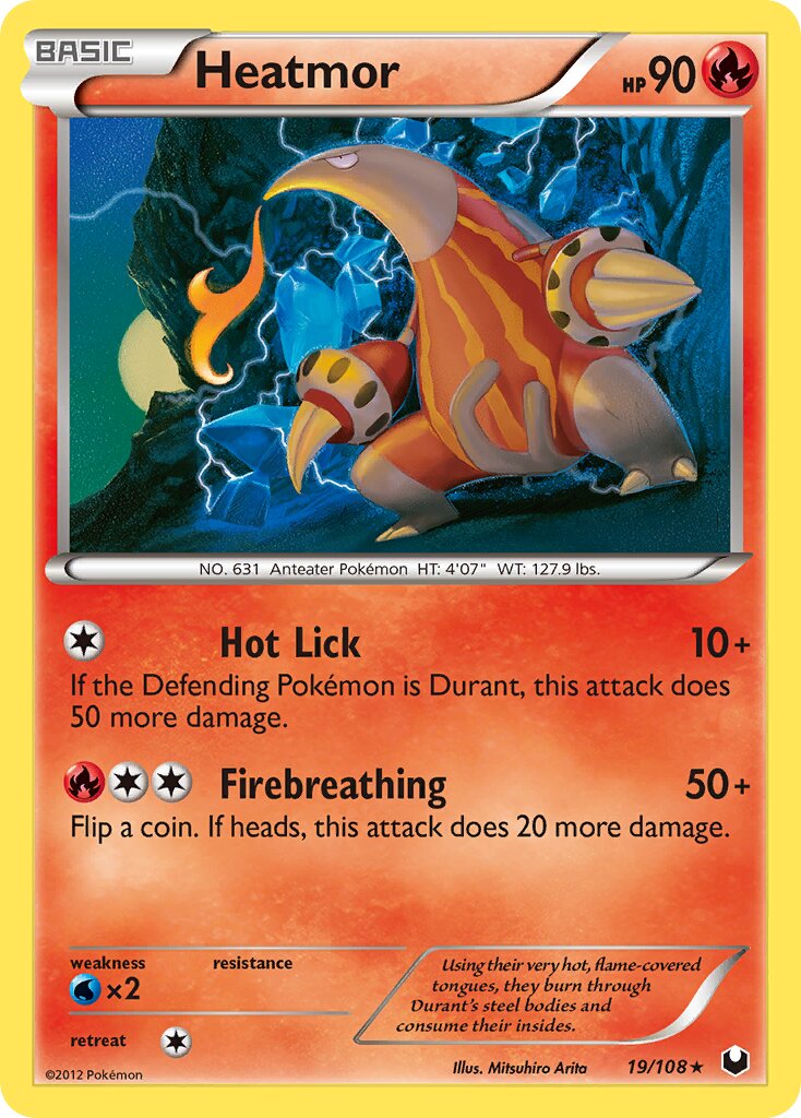 Heatmor 019/111 — Dark Explorers (English Pokémon TCG card)