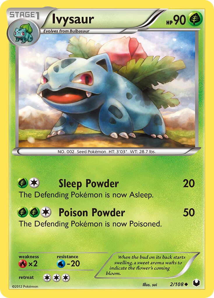 Ivysaur 002/111 — Dark Explorers (English Pokémon TCG card)