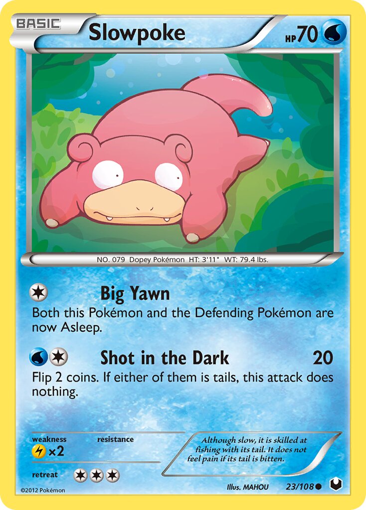 Slowpoke 023/111 — Dark Explorers (English Pokémon TCG card)