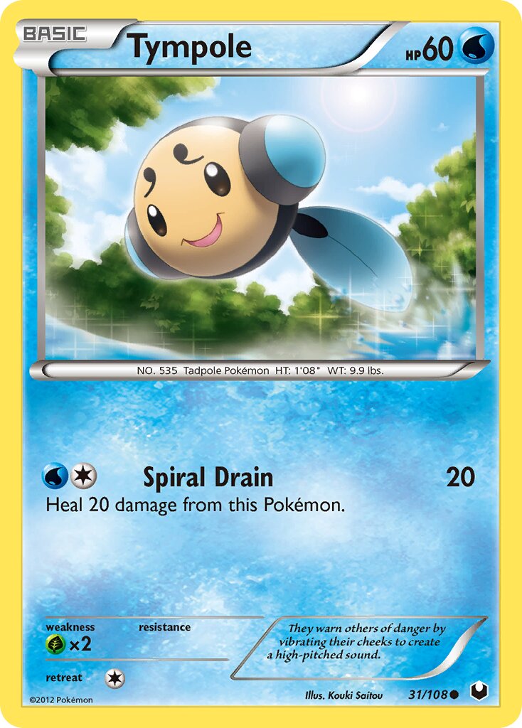 Tympole 031/111 — Dark Explorers (English Pokémon TCG card)