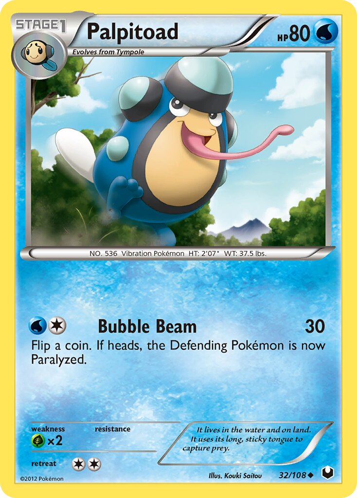 Palpitoad 032/111 — Dark Explorers (English Pokémon TCG card)