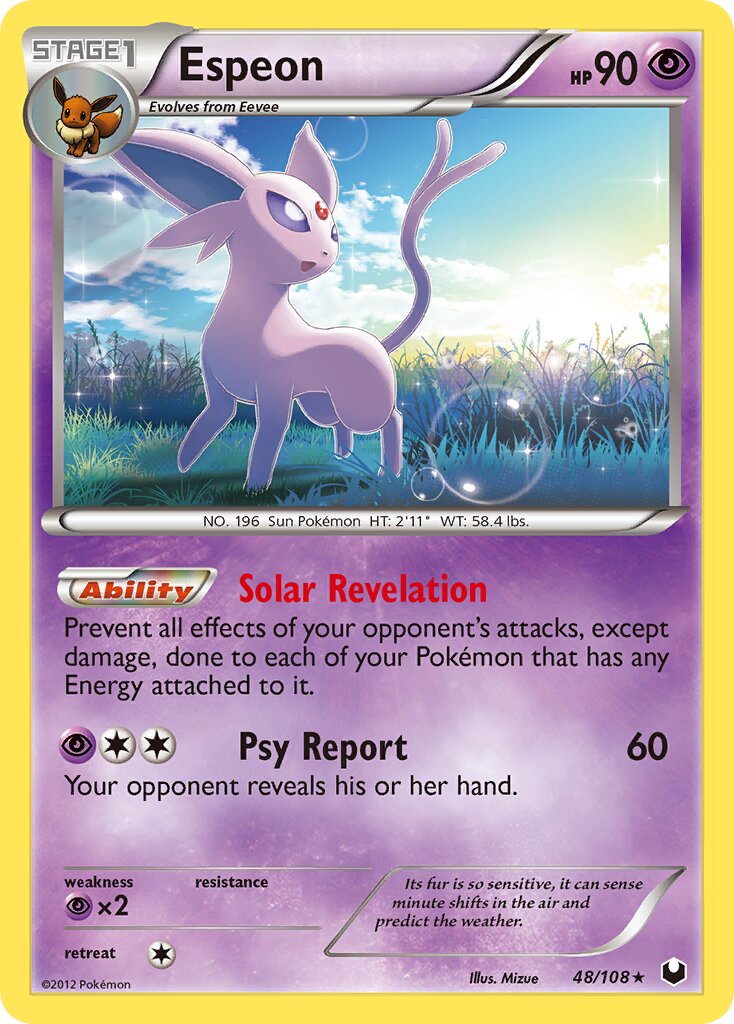 Espeon 048/111 — Dark Explorers (English Pokémon TCG card)