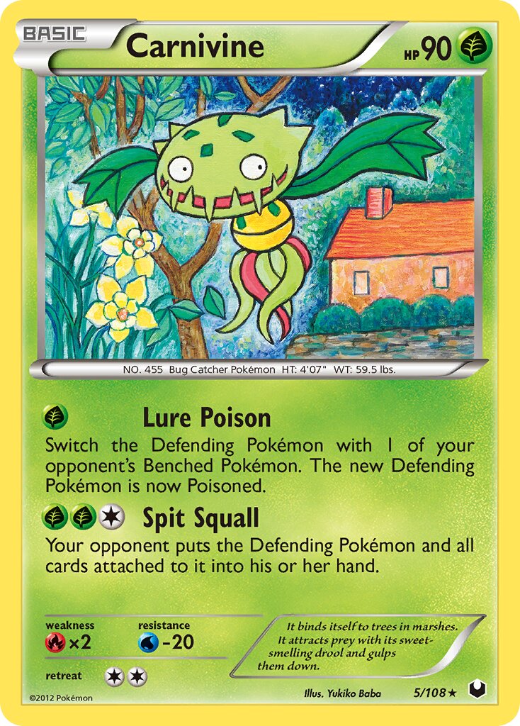 Carnivine 005/111 — Dark Explorers (English Pokémon TCG card)
