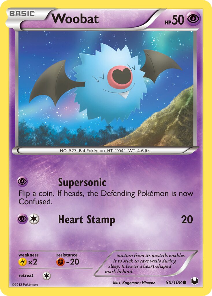 Woobat 050/111 — Dark Explorers (English Pokémon TCG card)