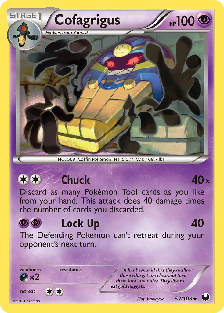 Cofagrigus 052/111 — Dark Explorers (English Pokémon TCG card)