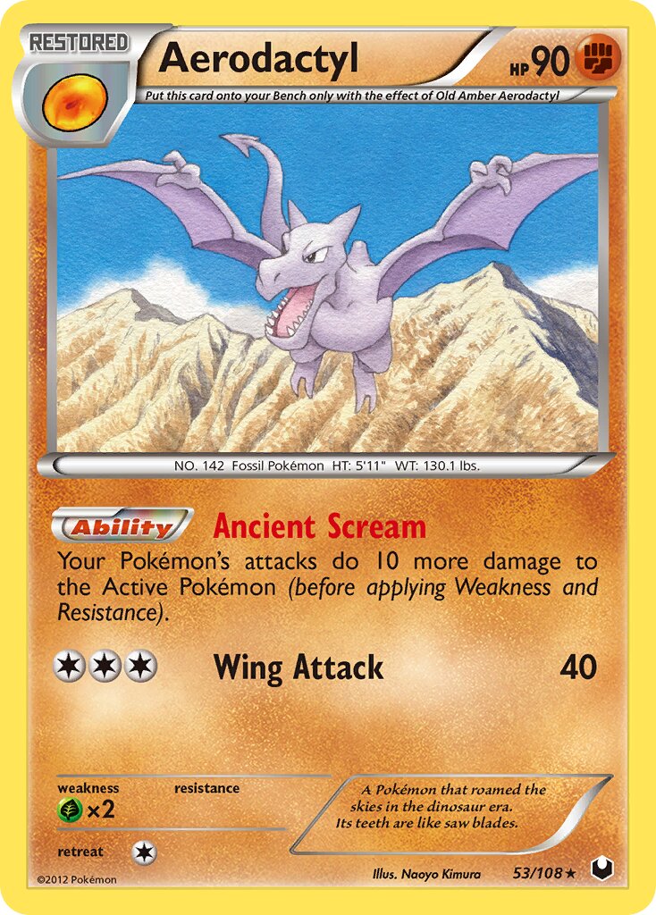 Aerodactyl 053/111 — Dark Explorers (English Pokémon TCG card)