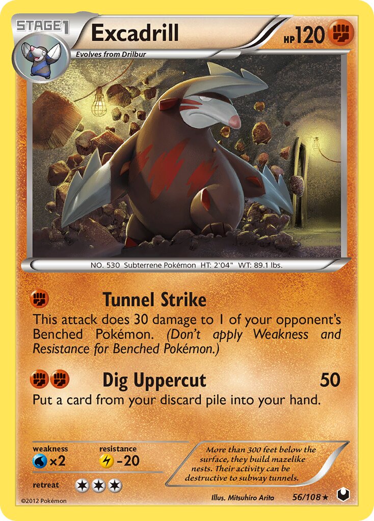Excadrill 056/111 — Dark Explorers (English Pokémon TCG card)