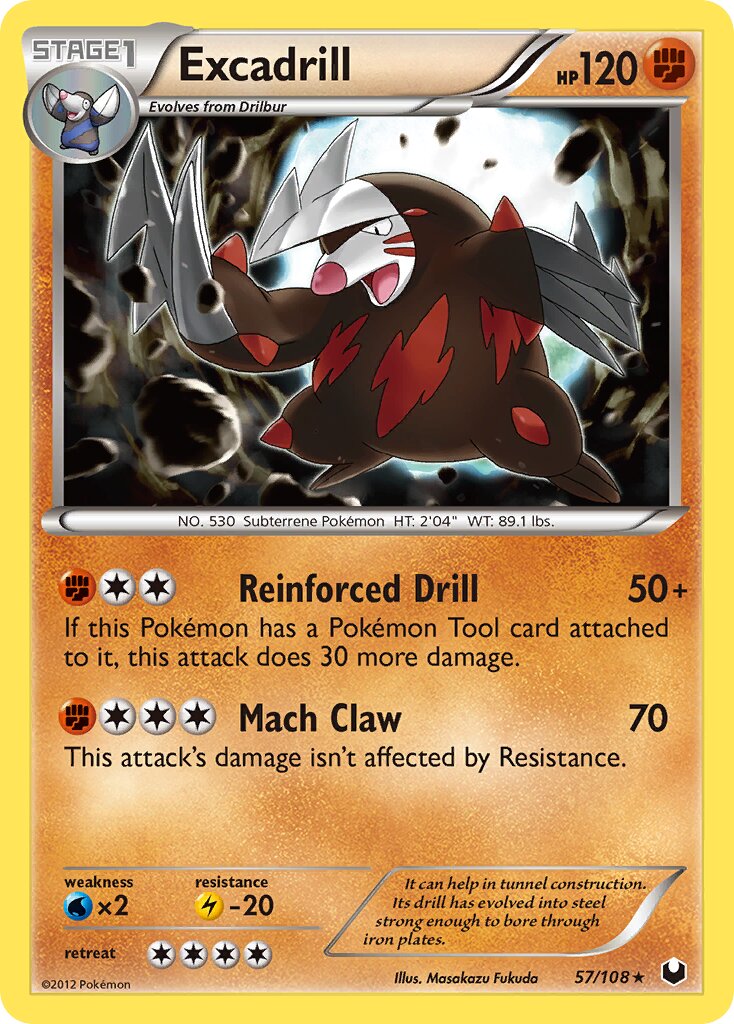 Excadrill 057/111 — Dark Explorers (English Pokémon TCG card)