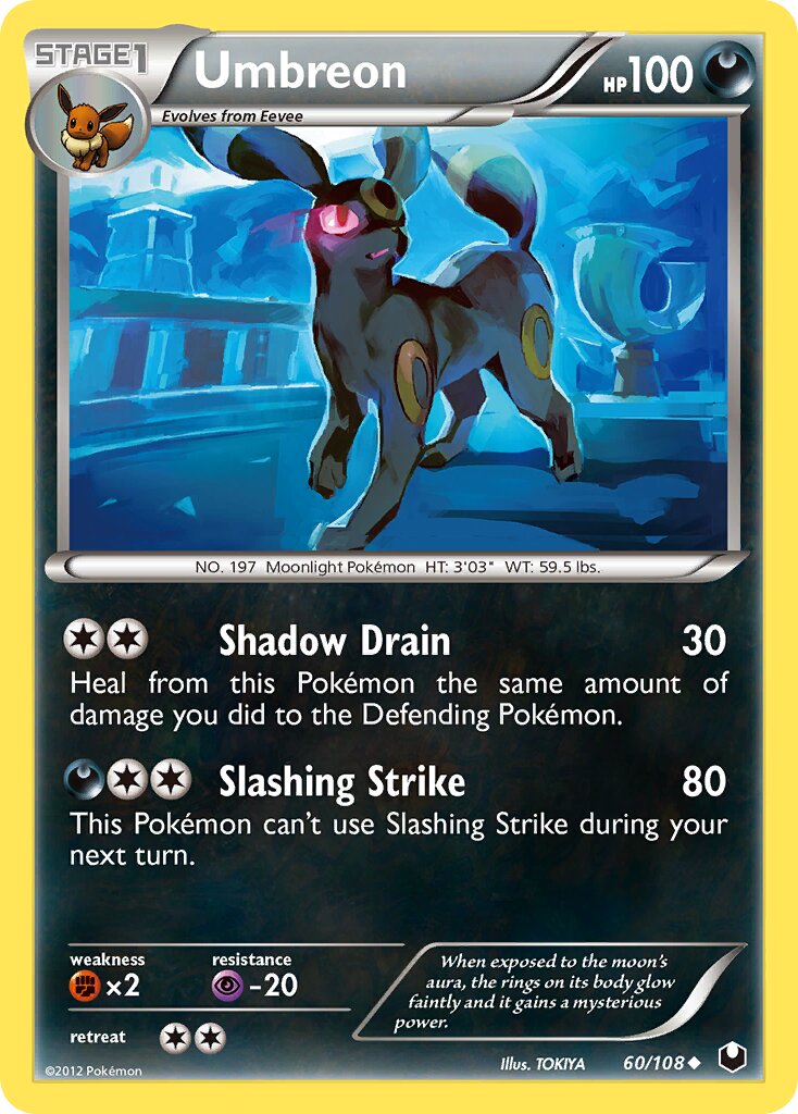 Umbreon 060/111 — Dark Explorers (English Pokémon TCG card)