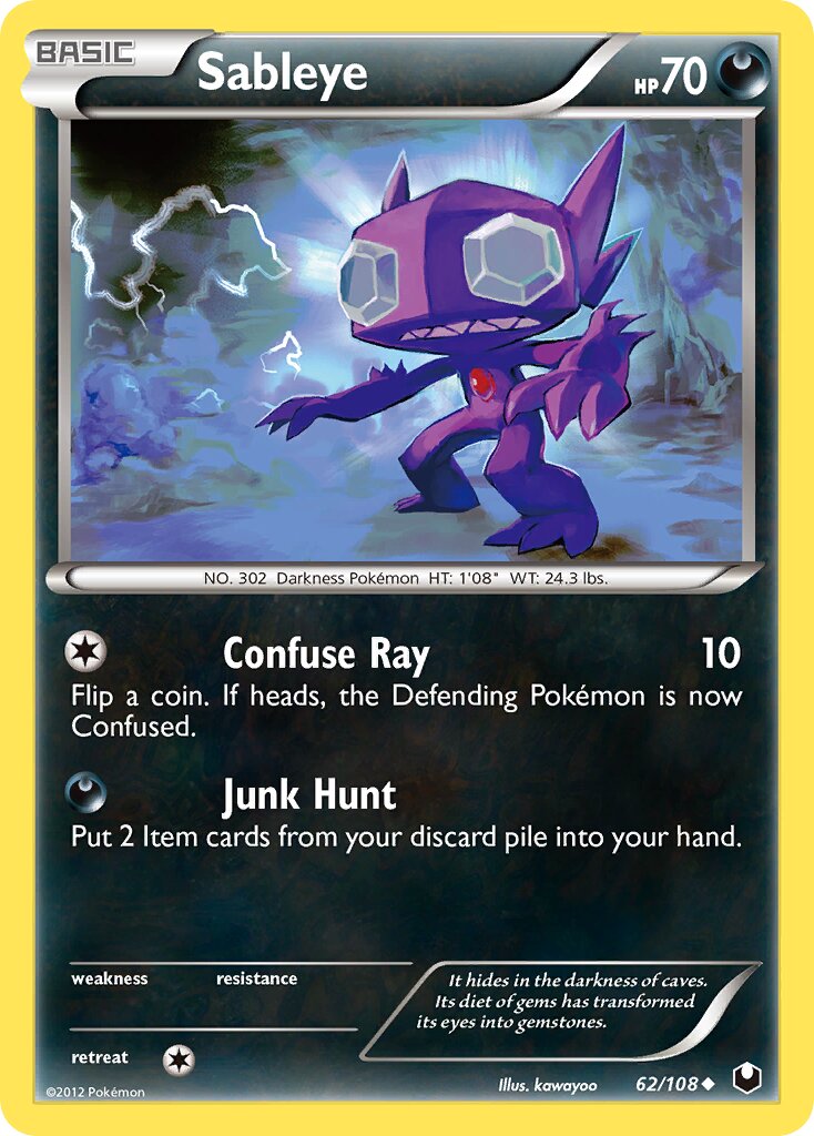 Sableye 062/111 — Dark Explorers (English Pokémon TCG card)