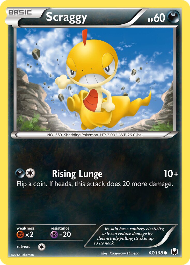 Scraggy 067/111 — Dark Explorers (English Pokémon TCG card)