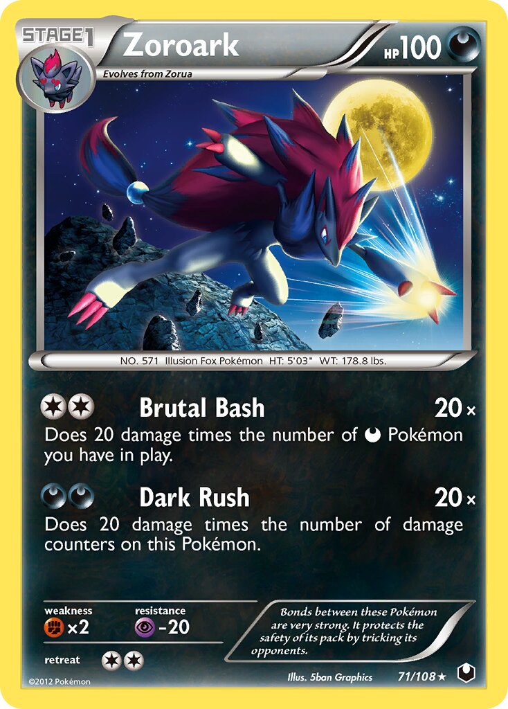 Zoroark 071/111 — Dark Explorers (English Pokémon TCG card)