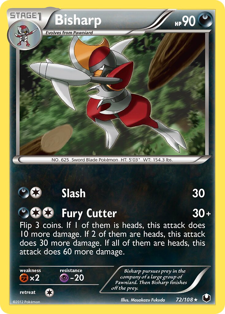 Bisharp 072/111 — Dark Explorers (English Pokémon TCG card)
