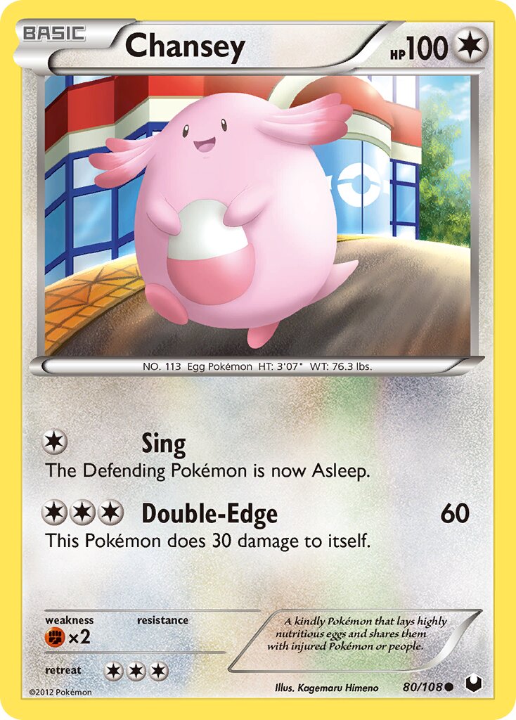 Chansey 080/111 — Dark Explorers (English Pokémon TCG card)