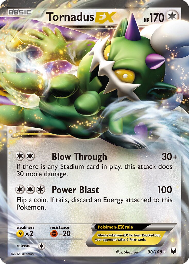 Tornadus-EX 090/111 — Dark Explorers (English Pokémon TCG card)